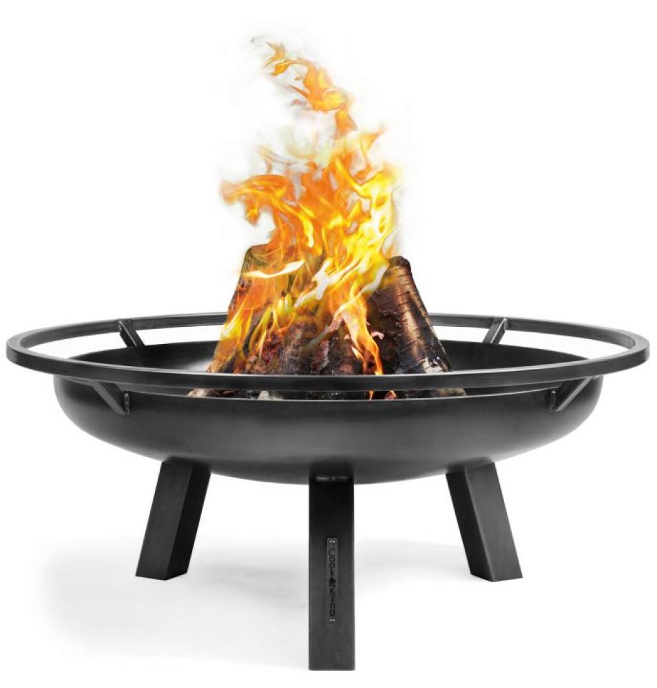 CookKing Feuerschale "Porto" 80 cm, rund Handarbeit, aus Stahl
